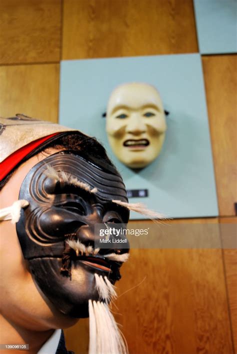 Traditional Japanese Noh Masks High Res Stock Photo Getty Images