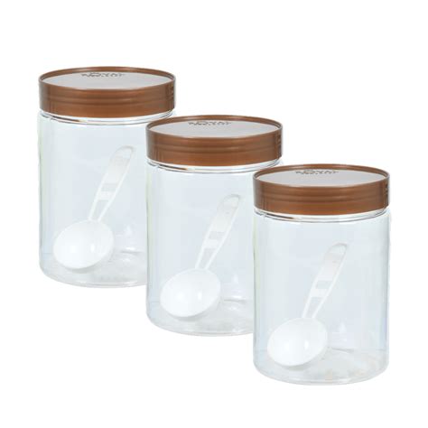Assorted Royal Clear Pet Jar 1500 Ml 3 Pcs Set For Home At Rs 1183