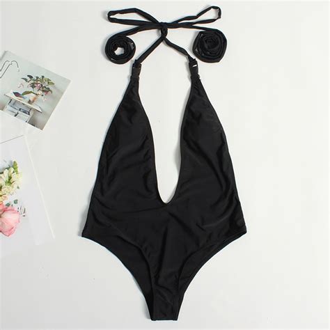 One Piece Swimsuit Women Color Matching Sexy Siamese Swimsuit In 2022 One