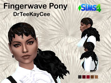 The Sims Resource Finger Wave Pony