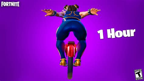 Fortnite Pitcycle Emote With Chun Li 1 Hour Extended Version Thicc 🍑