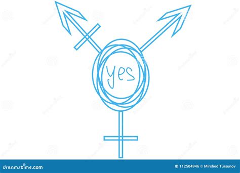 Intersex Symbol Isolated On White Gender Icon Vector Illustration 231606238