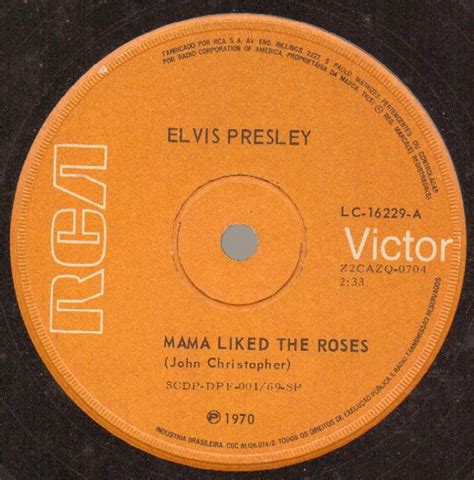 Elvis Presley Mama Liked The Roses The Wonder Of You 1970 Vinyl