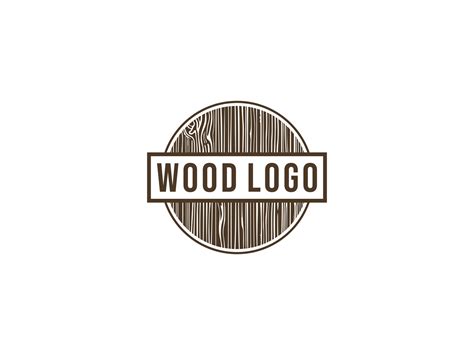 Wood Logo Graphic By Wesome24 · Creative Fabrica