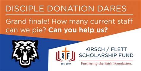 Alumni Disciple Donation Dares