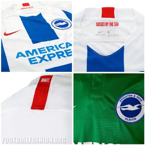 This away kit may seem familiar to some fans. Brighton & Hove Albion 2018/19 Nike Home and Away Kits ...
