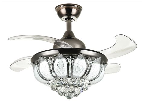 Shop ceiling fans and ceiling fan parts and accessories at menards, available in a variety of styles to complement your home décor. Retractable Ceiling Fans 36 Inch Crystal Invisible ...