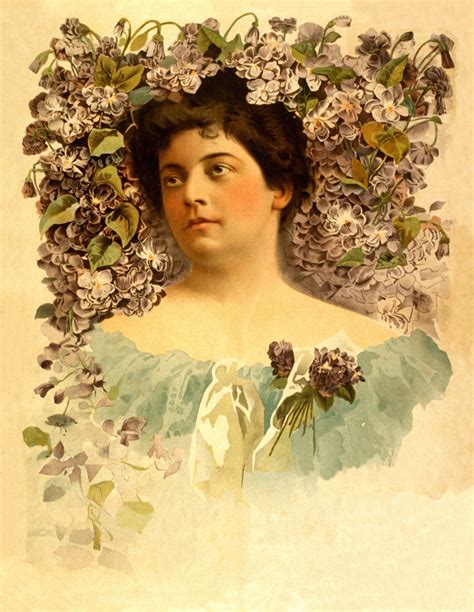 Vintage Flower Woman Free Stock Photo Public Domain Pictures