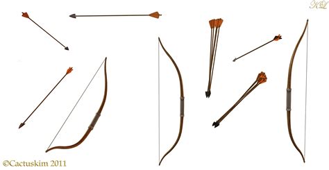 Assorted Bows And Arrows Kl By Cactuskim On Deviantart