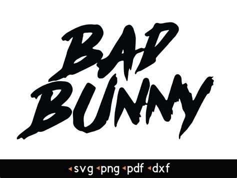Bad Bunny 1 Svg Png Pdf Dxf Etsy België