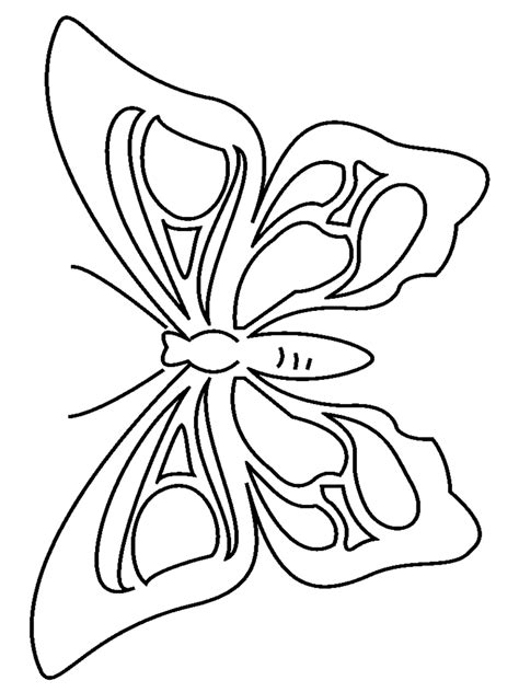 Butterfly colouring pages for kids. Coloring Town