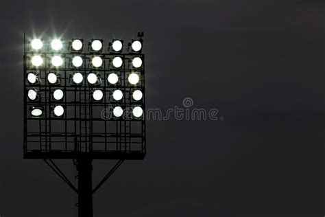 Stadium Lights Stock Photo Image Of Contrasts Black 27942544