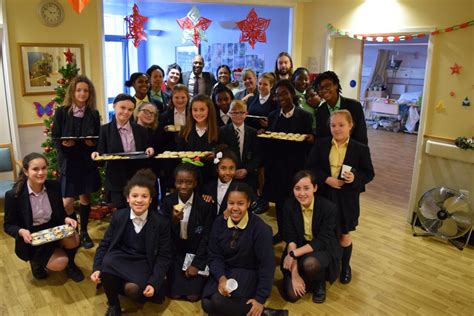 Bishop Challoner Students Bring Christmas Cheer To St Josephs Hospice
