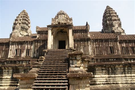 Distinctively angkor wat style temple in a countryside setting no far from town. Free Temples of Angkor Wat Stock Photo - FreeImages.com