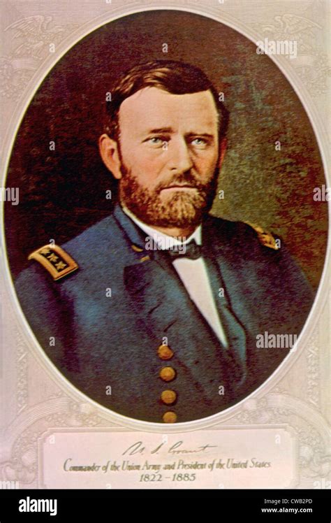 General Ulysses S Grant 1822 1885 Us President 1869 1877 Stock