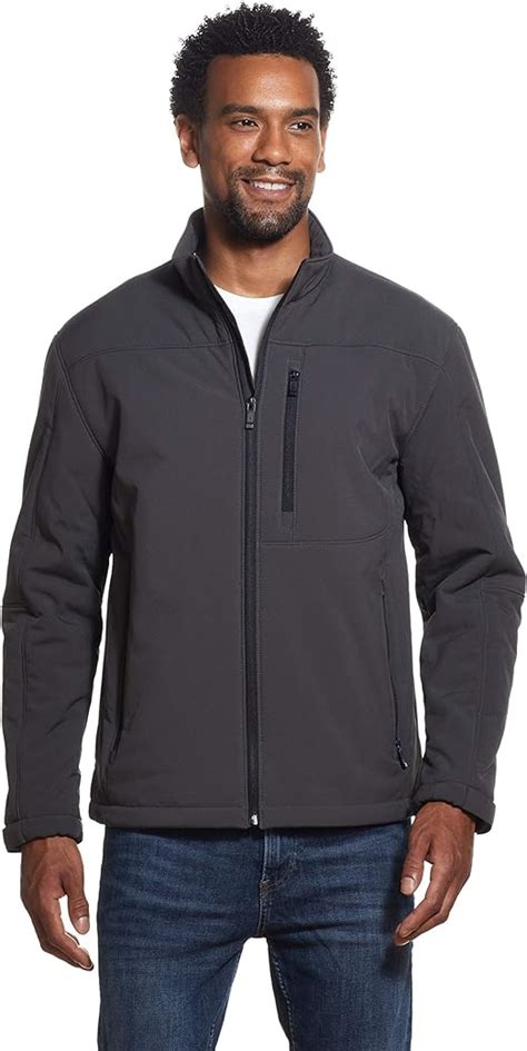 Weatherproof Mens Midweight Water And Wind Resistant Soft Shell Jacket