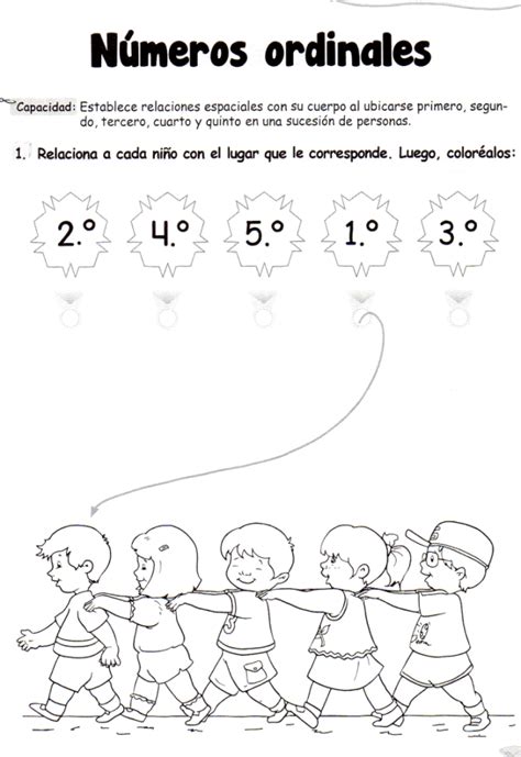 Números Ordinales 5 Años Material De Aprendizaje Spanish Classroom
