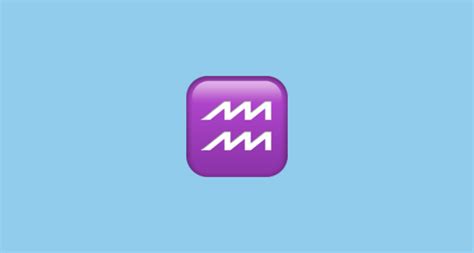 Find, copy, paste and share emojis. ♒ Aquarius Emoji