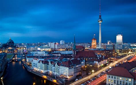 Berlin Skyline Best Wallpaper 95049 Baltana