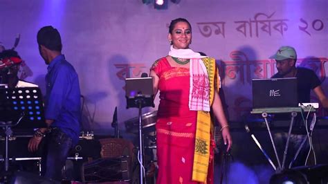 Assamese Bihu Folk Of Assam Kalpana Patowary Live 2016 Youtube
