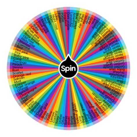 Colors Spin The Wheel App