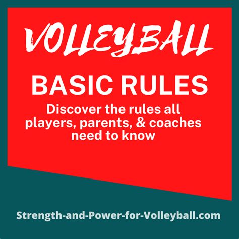 Basic Volleyball Rules In 2021 Volleyball Rules Coaching Volleyball