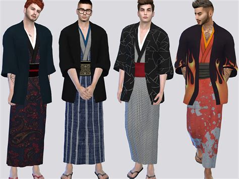 Best Sims Kimono CC For Men Women FandomSpot