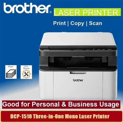 Download his driver in the file zip/rar. BROTHER DCP-1510 Monochrome 3 in 1 Laser Printer Print Scan Copy | Local seller Singapore
