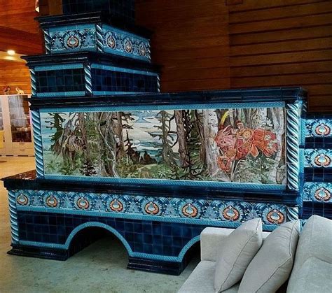 Russian Tiled Stove