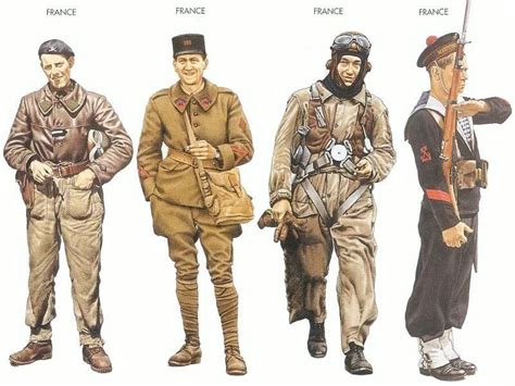 World War Ii • Illustrations Of Some Of The Various Military