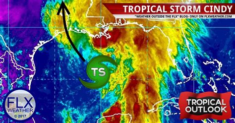 Tropical Storm Cindy Threatens Gulf States Finger Lakes Weather