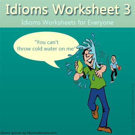 idioms worksheets  idioms examples english idioms