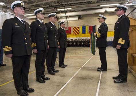 A Us Navy Meritorious Unit Commendation Was Presented To The Ship By