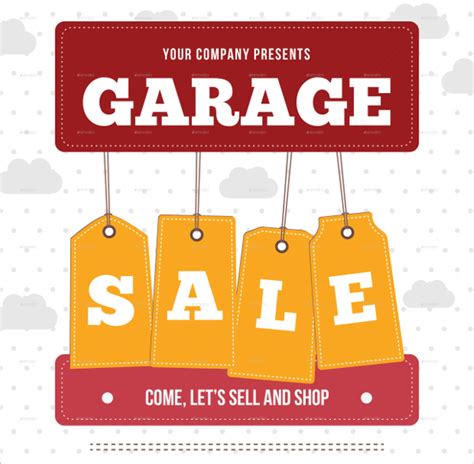 Garage Sale Flyer Template Word