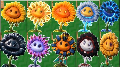 Plants Vs Zombies Garden Warfare 2all Sunflower Pvzgw2 Gameplay 2016