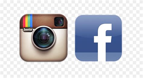 Instagram And Facebook Logos Facebook Instagram Logo Png Flyclipart