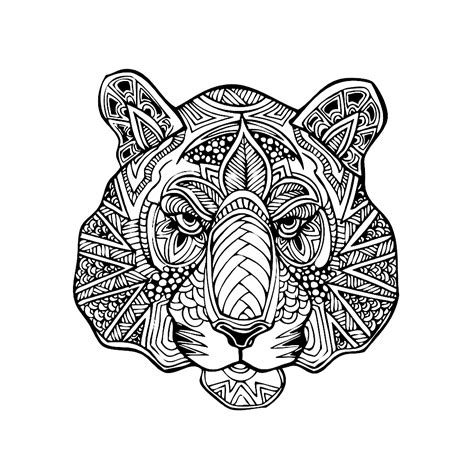 If you are crazy about coloring sheets, you will love this kleurplaat mandala zomer 2 coloring page! tijger | Dieren kleurplaten, Kleurplaten, Mandala kleurplaten