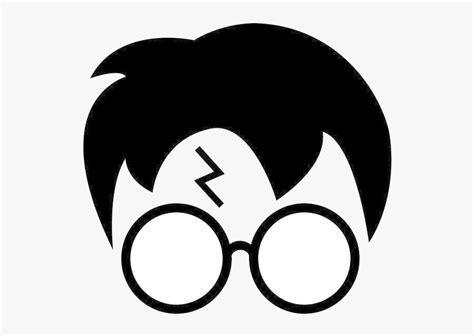 Harry Potter Glasses Hogwarts Silhouette Clipart At - Harry Potter Hair