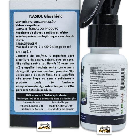 Последние твиты от nasiol (@nasiolove). Nasiol Glass Shield Repelente de Chuva - 50ml - 2 Anos