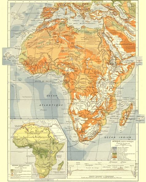 Afrique Carte Physique Carte De La Norvege