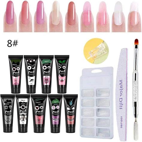 Poly Gel Nail Extension Kit All In One Gel Nail Generator Improvement
