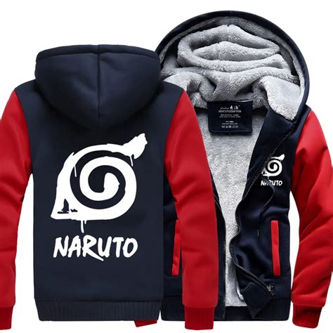 Anime Naruto Uzumaki Naruto Fashion Streetwear Jackets 2018 Winter