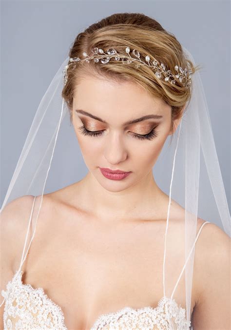 Boho Bridal Pearl Hair Vine Comb Amy Boho Wedding Hair Comb Etsy