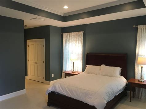 Benjamin Moore Smokestack Gray Bedroom Paint Colors Romantic Bedroom