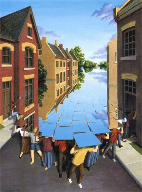 25 Mind Twisting Optical Illusion Paintings By Rob Gonsalves Barnorama