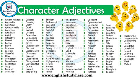 It would be difficult to quickly ascertain how severe (or minor) that heartache is without the use of those adjectives. Character Adjectives in English - English Study Here