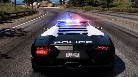 Need For Speed Hot Pursuit Lamborghini Reventon Police Test