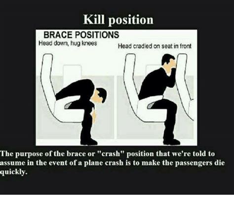 Kill Position Brace Positions Head Down Hug Knees Head