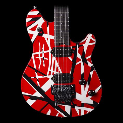 Evh Wolfgang Special Striped Red Black And White Stripes Reverb