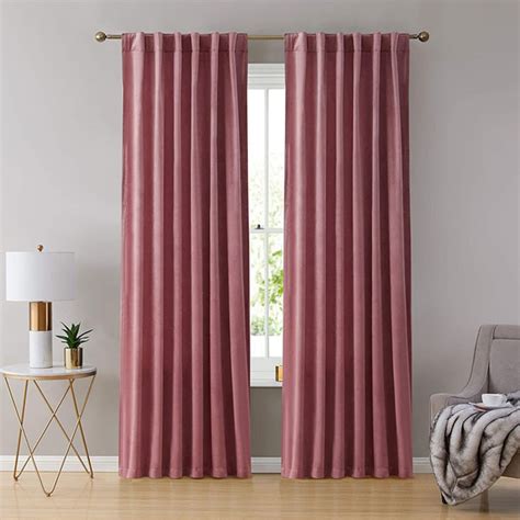Premium Blush Pink Velvet Curtain Panels For Bedroom Price In Pakistan